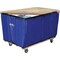 Global Industrial Vinyl Basket Bulk Truck, 24 Bushel, Blue, 53-1/4L x 36-1/4W x 30-1/2H 241986BL - alternate 4